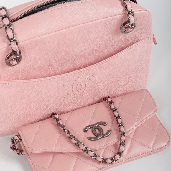 Chanel Pink Coco Break Camera Case Shoulder Bag - Picture 11 of 14